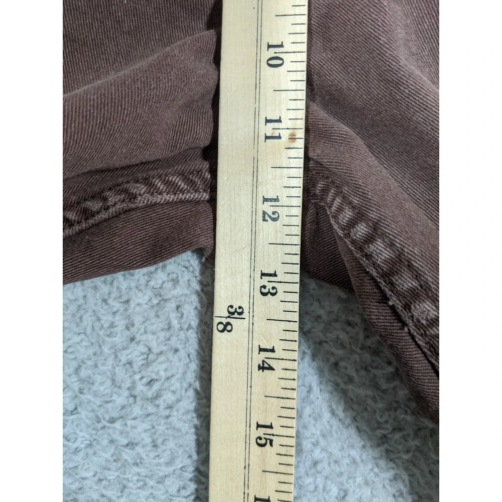 Banana Republic Slim Fit Jeans Mens 36X30 (36x28) Brown Denim Zip Fly Straight
